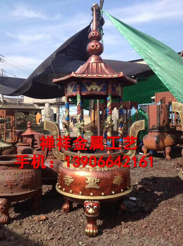 六龍柱香爐圖片/六龍柱香爐樣板圖 (4)