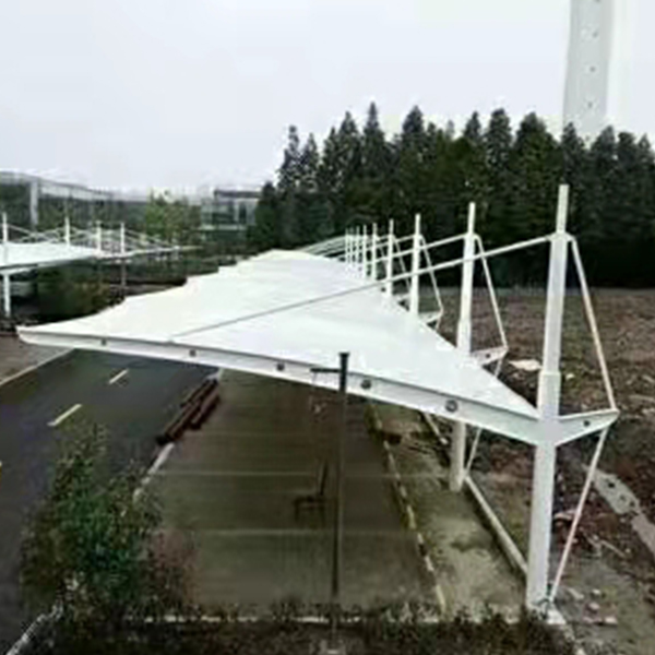 膜結(jié)構(gòu)停車棚圖片/膜結(jié)構(gòu)停車棚樣板圖 (2)