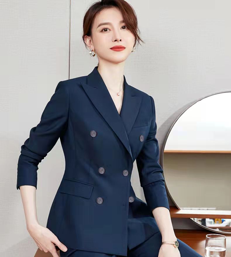 职业感西装套装女2021新款西服外套春秋季工作服图片