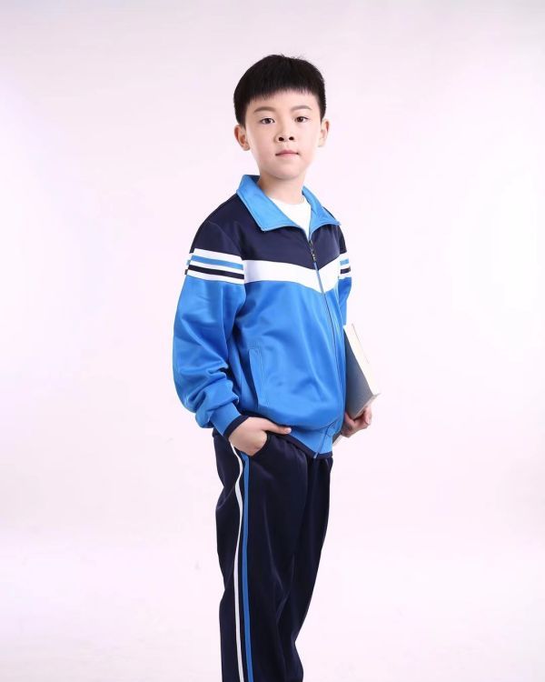 春秋裝 小學(xué)生兒童校服 套裝老師運(yùn)動(dòng)班服 秋季純棉三件套