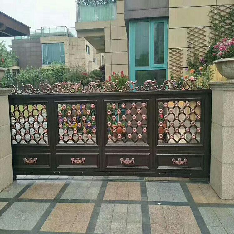 花園鐵藝門圖片/花園鐵藝門樣板圖 (2)