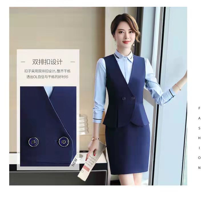 馬甲女職業(yè)裝 春夏新款正裝工裝背心 西裝套裝 內(nèi)搭馬夾收腰