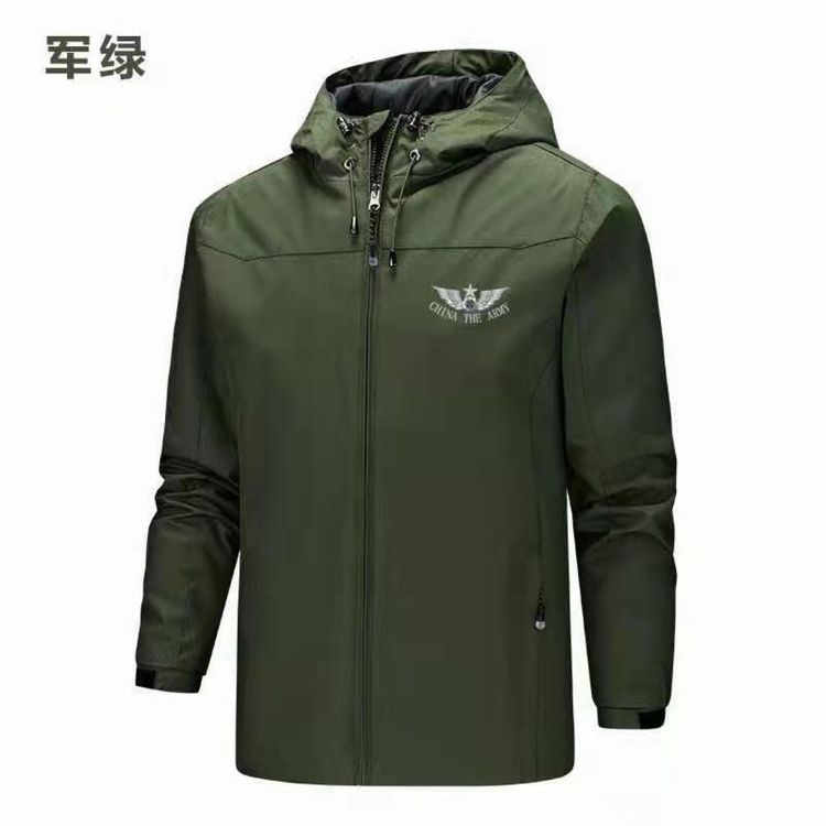 風(fēng)衣外套 定制工作服 印logo秋冬連帽定做聚會(huì)班服 團(tuán)體工裝衣服