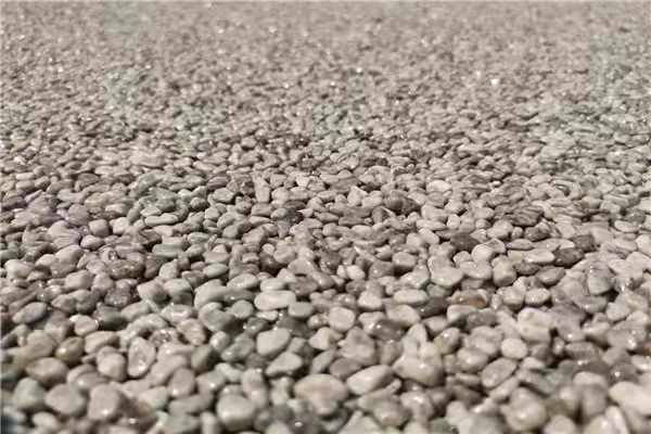 四川透水膠粘石地面圖片