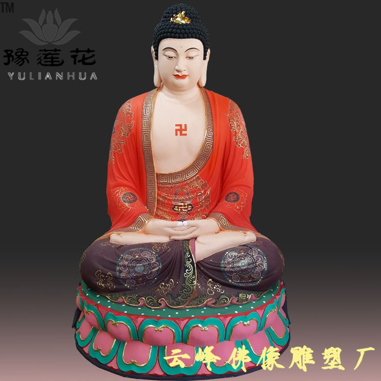 釋迦摩尼佛神像 阿難伽葉尊者塑像 佛祖左右護(hù)法擺件