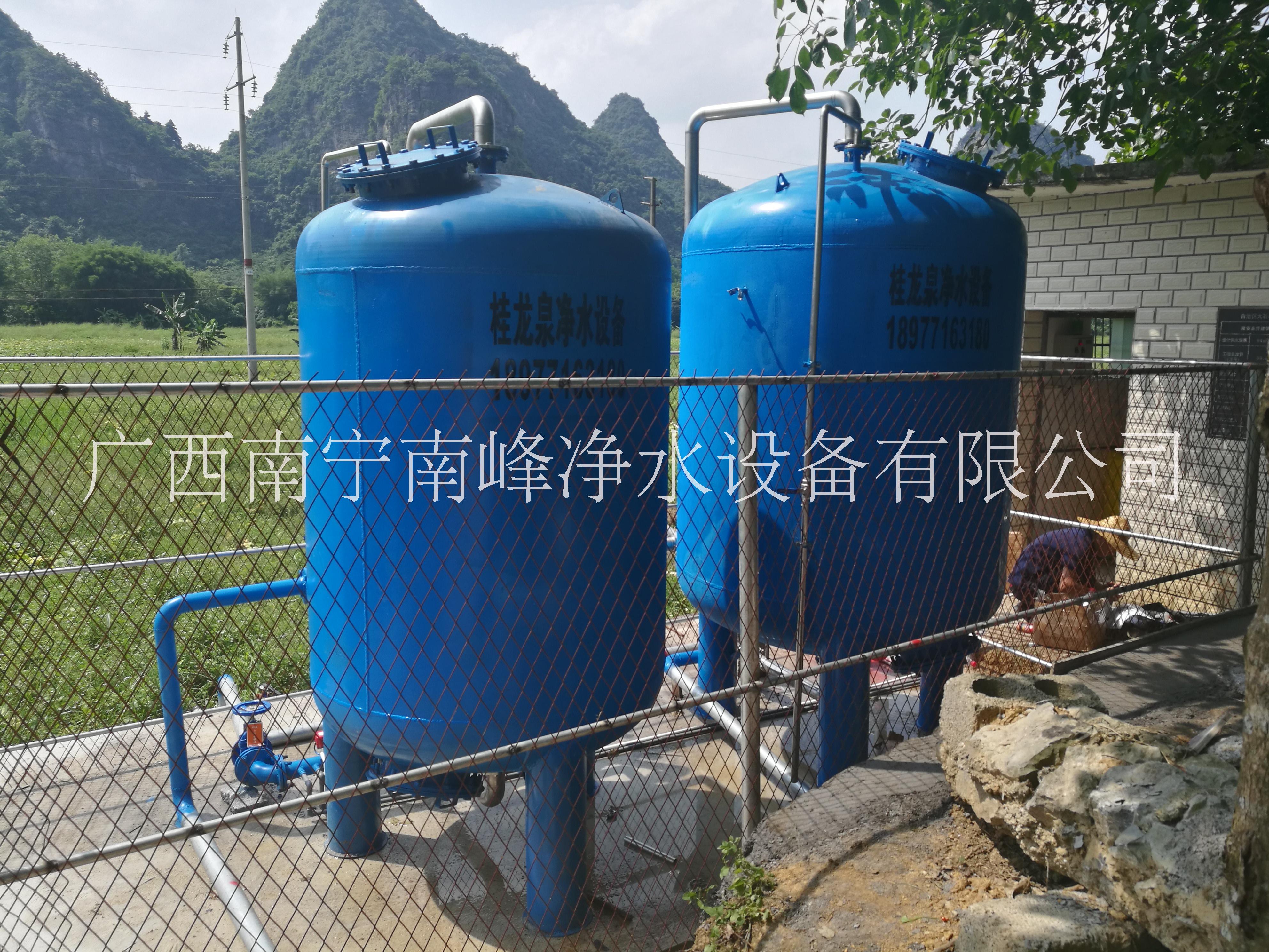 南宁双罐净水器-南宁组合式净水器-南宁压力式组合过滤器-南宁双柱净水器-南宁碳钢机械过滤器图片