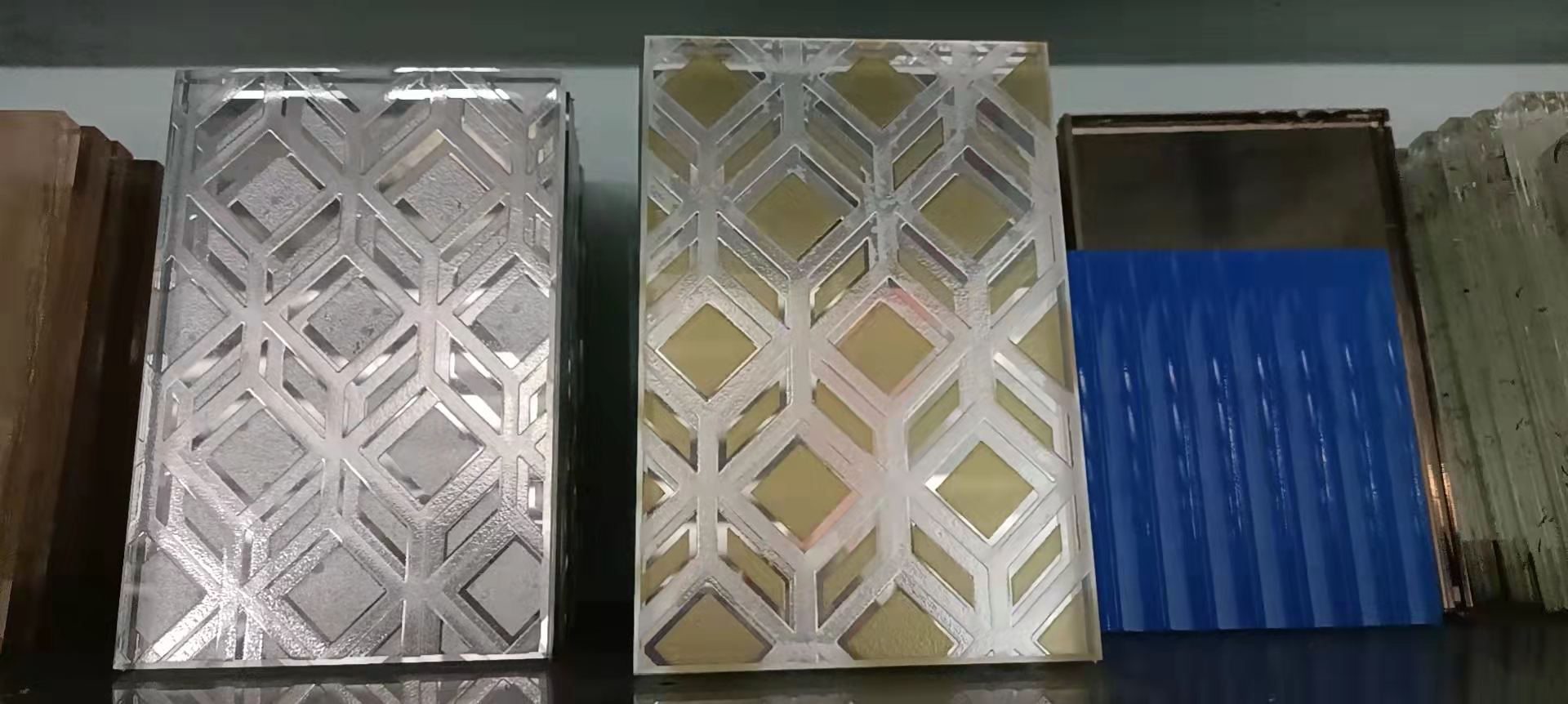 夾絲玻璃圖片/夾絲玻璃樣板圖 (1)