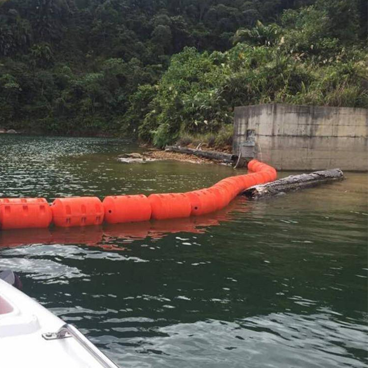 海洋塑料警示浮筒 海上拦污浮筒