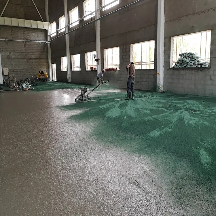 供应金刚砂耐磨地坪材料  非金属耐磨地坪骨料 不发火防静电地坪 陕西西安混凝土密封固化剂地坪图片