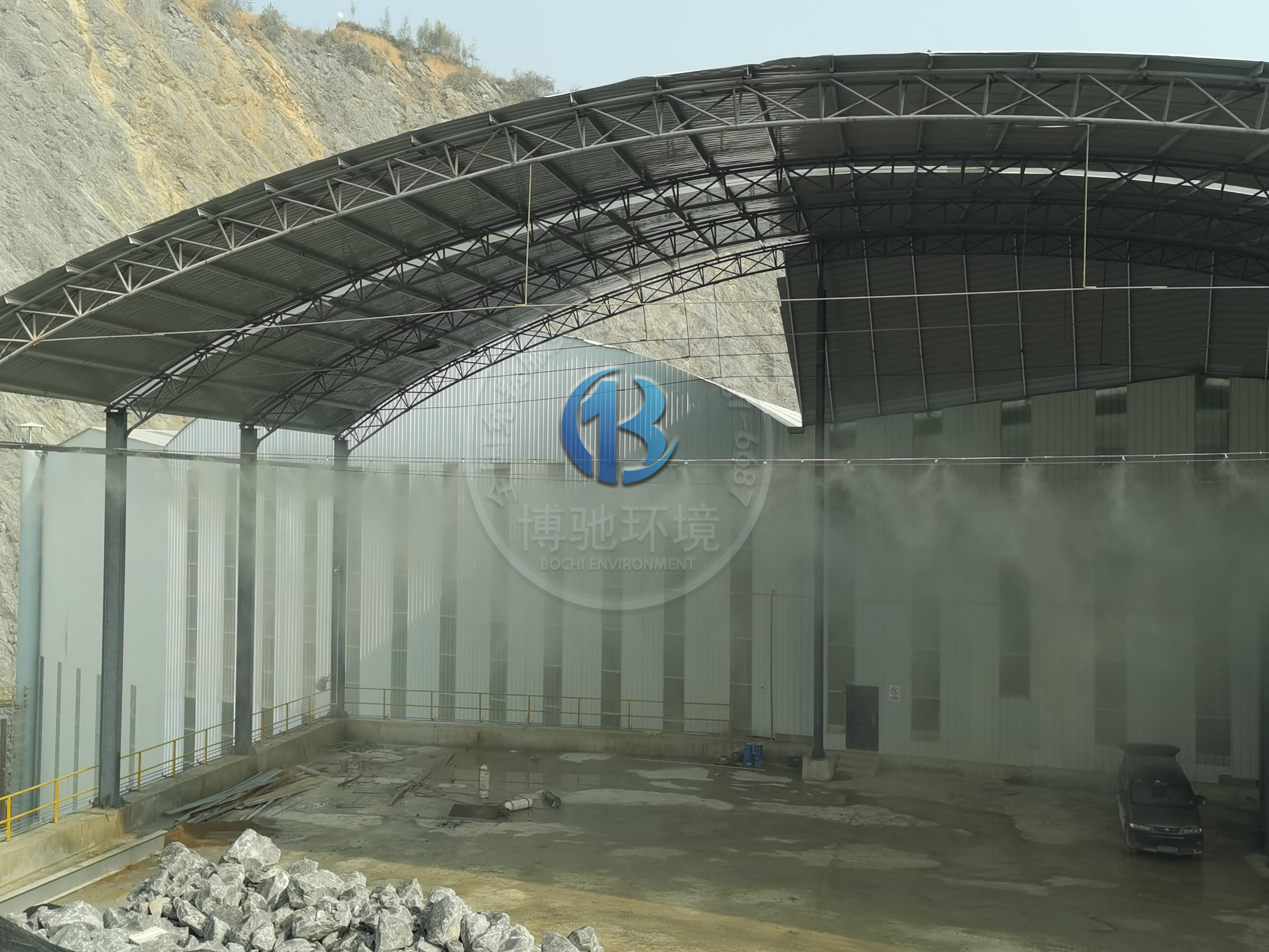 煤礦廠水霧降塵圖片/煤礦廠水霧降塵樣板圖 (1)