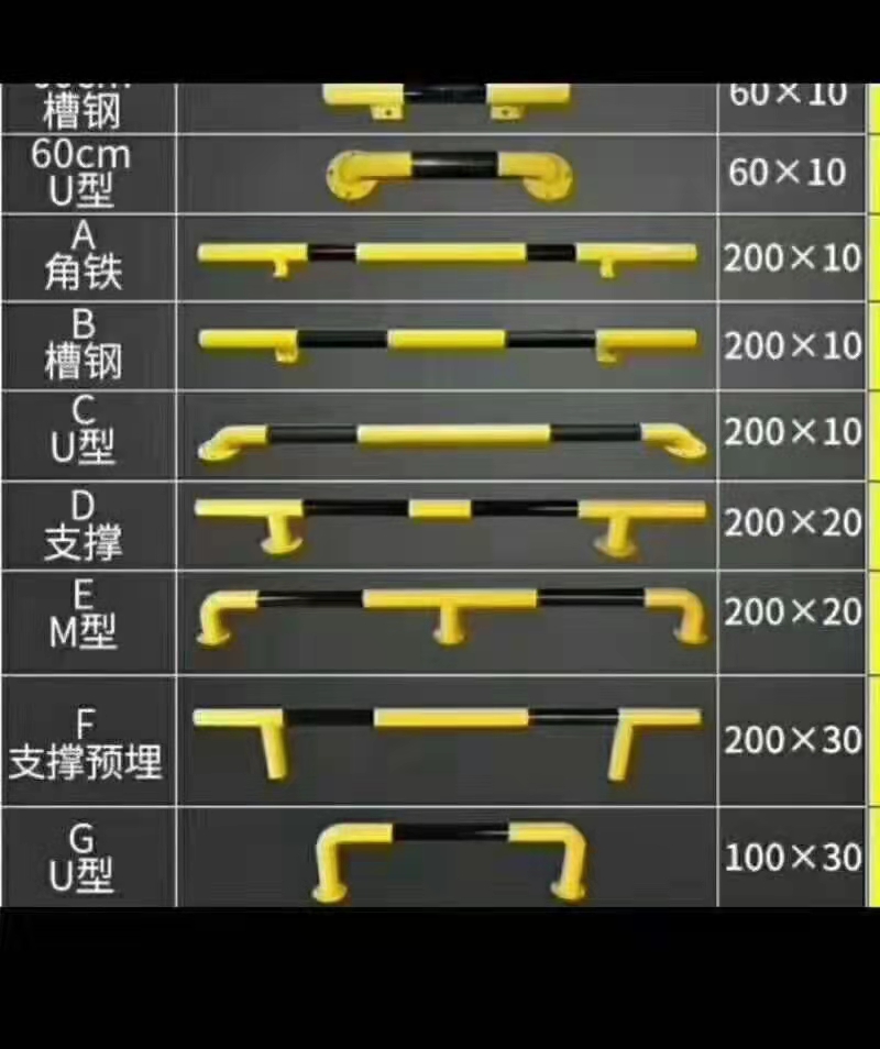 钢管挡车杆图片