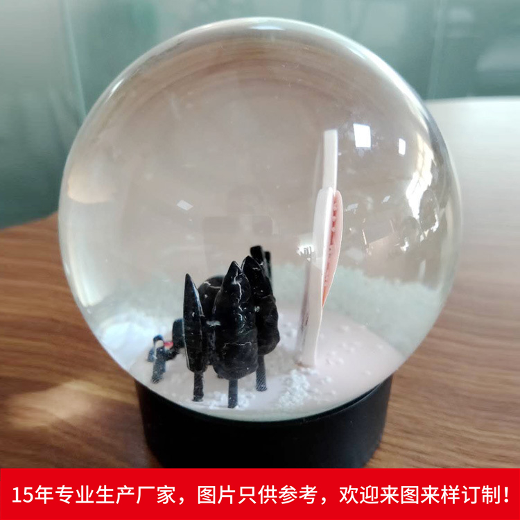 玻璃雪花球圖片/玻璃雪花球樣板圖 (2)