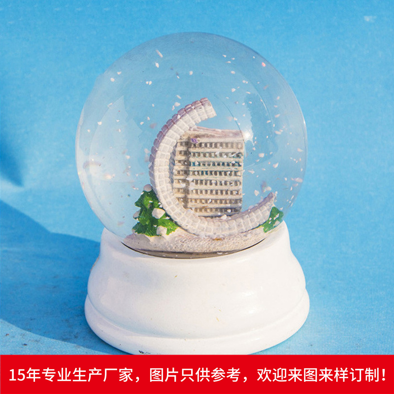 廠家定制樹脂水球內(nèi)景玻璃雪花球禮物家居擺件定制加工創(chuàng)意禮品