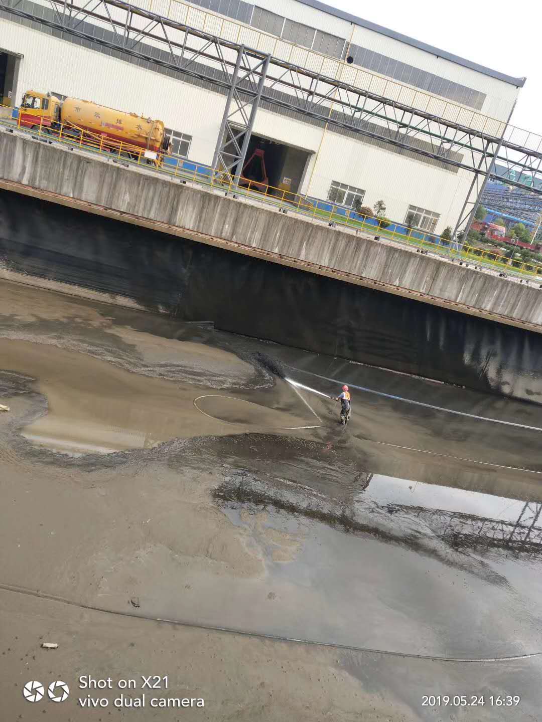 宁波市污水沉淀池清理厂家余姚医药厂污水沉淀池清理，管道清洗