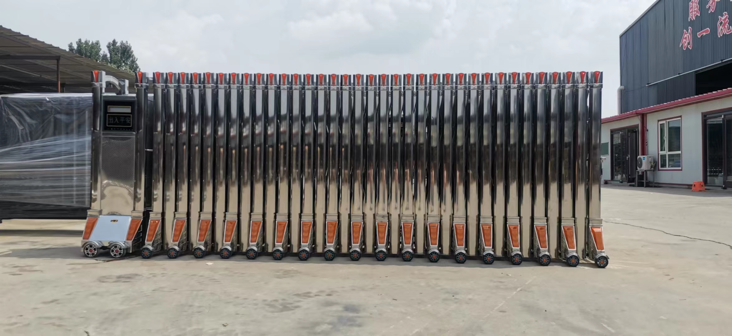 伸縮門圖片/伸縮門樣板圖 (3)