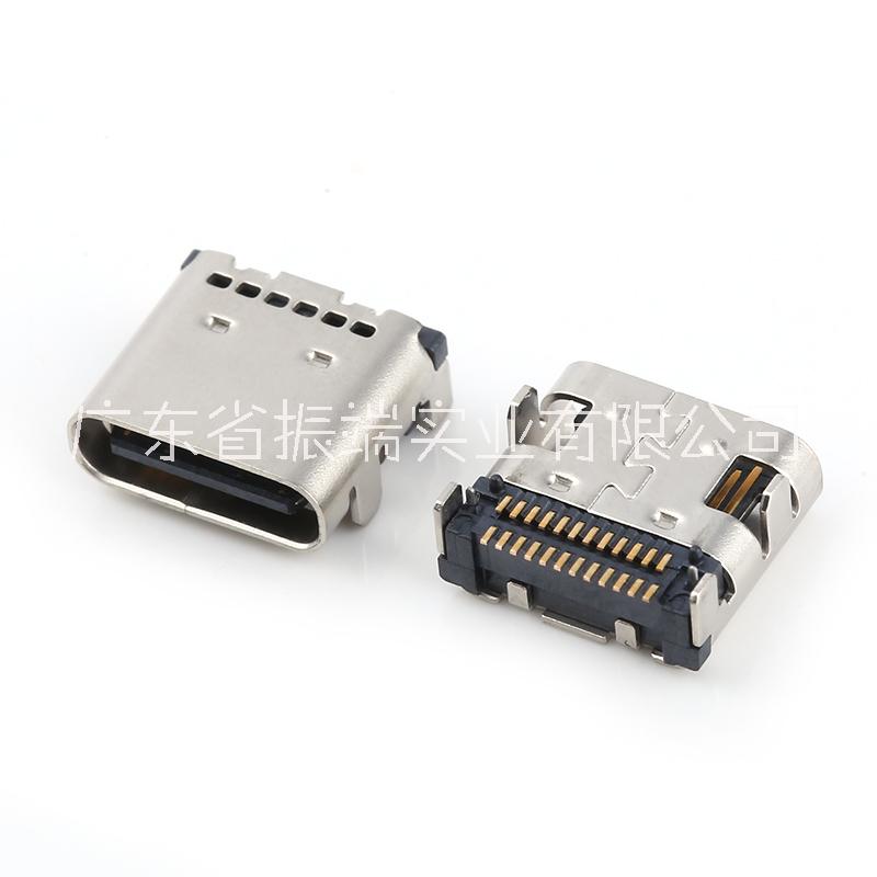 TYPE-C 沉板母座24P圖片/TYPE-C 沉板母座24P樣板圖 (4)