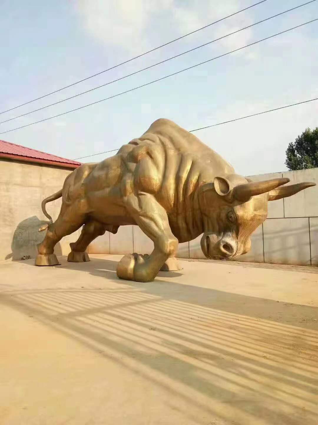 銅雕牛圖片/銅雕牛樣板圖 (4)