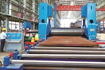 卷板機(jī)圖片/卷板機(jī)樣板圖 (2)