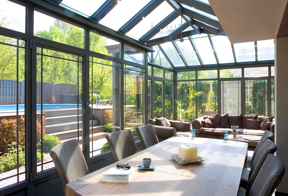 陽光房鋁合金門窗圖片/陽光房鋁合金門窗樣板圖 (2)