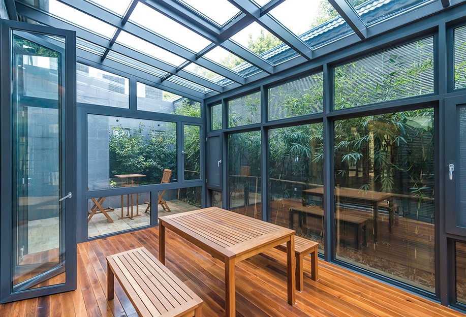 陽光房鋁合金門窗圖片/陽光房鋁合金門窗樣板圖 (1)