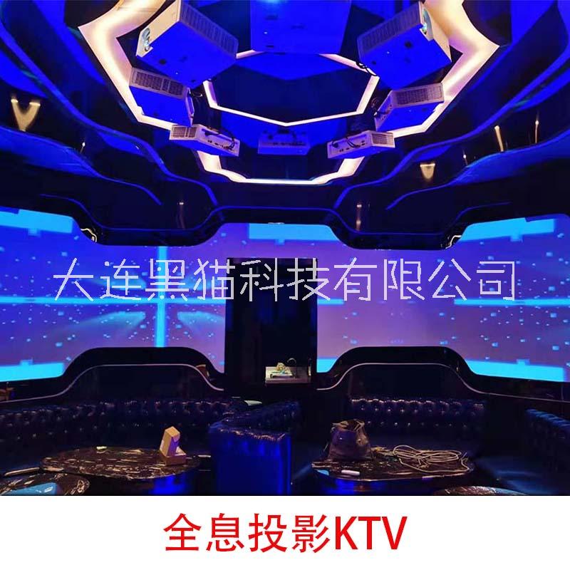 3D全息投影餐厅 5D沉浸式KTV投影墙面地面互动投影5D全息宴会厅图片