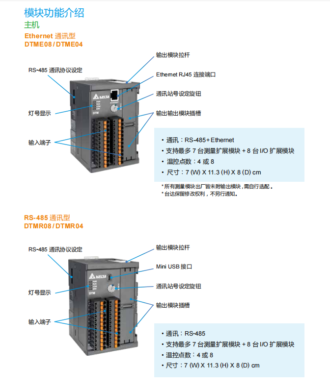 DELTA臺達DTM系列溫控器現(xiàn)貨供應