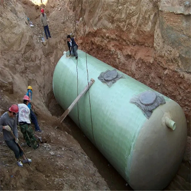 玻璃钢化粪池沉淀隔油池净化槽雨水收集池1-100立方化粪池图片