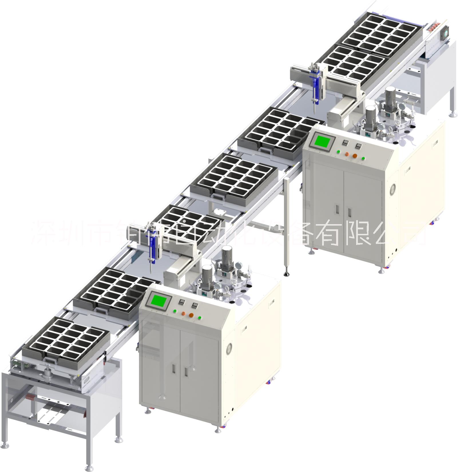悬臂式机械手6米单层灌胶流水线 电源防水灌胶线灌胶生产线图片