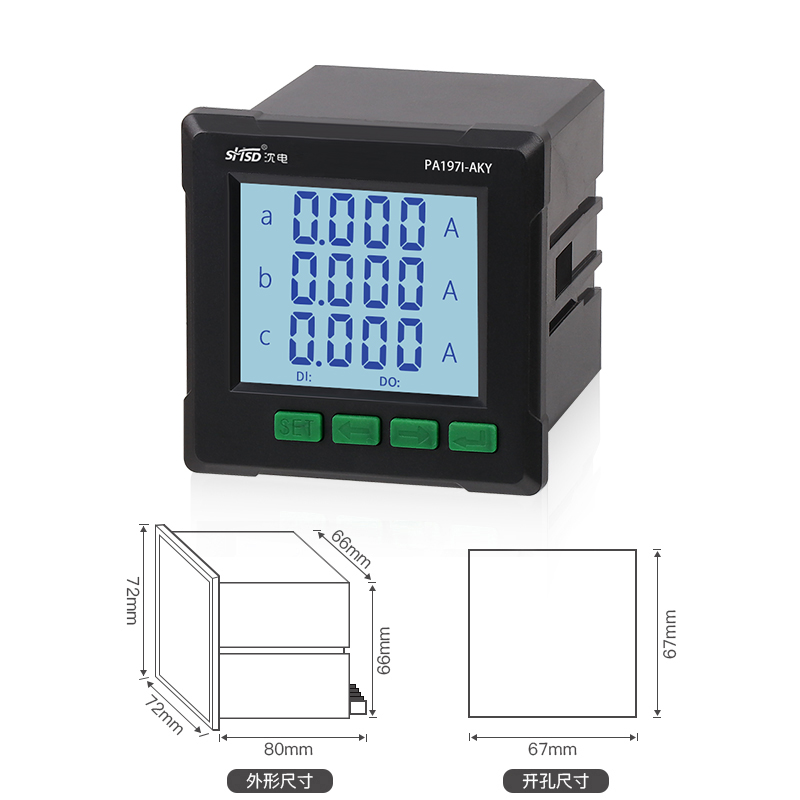 三相交流液晶電流表RS485通訊圖片/三相交流液晶電流表RS485通訊樣板圖 (3)