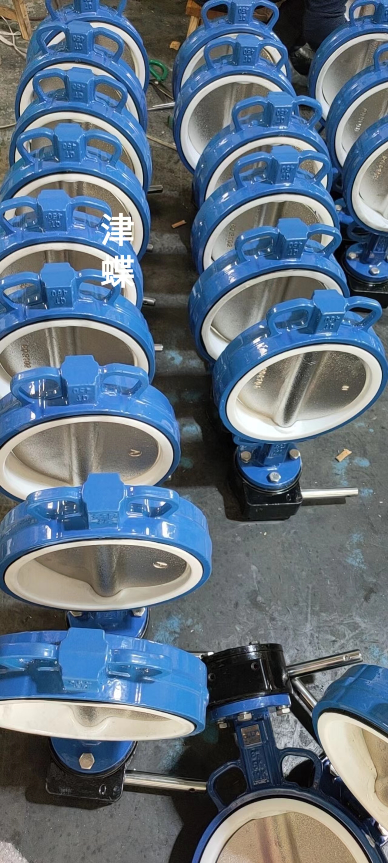 蝸輪對夾四氟套蝶閥 廣州蝸輪對夾四氟套蝶閥報價