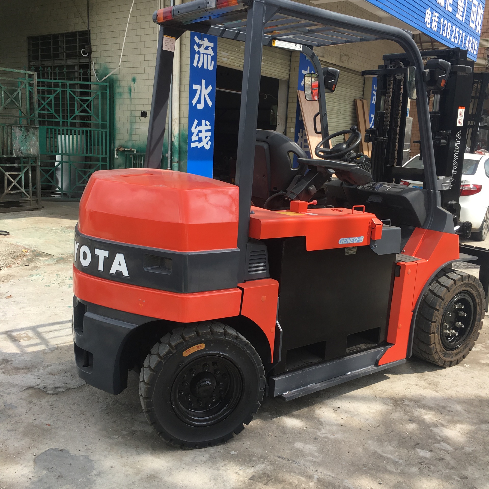 二手7FB50豐田平衡重叉車出售 豐田電動叉車出售出租