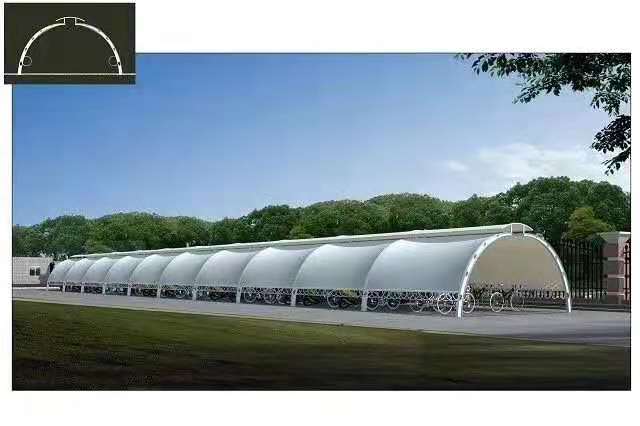 電動(dòng)自行車棚圖片/電動(dòng)自行車棚樣板圖 (4)