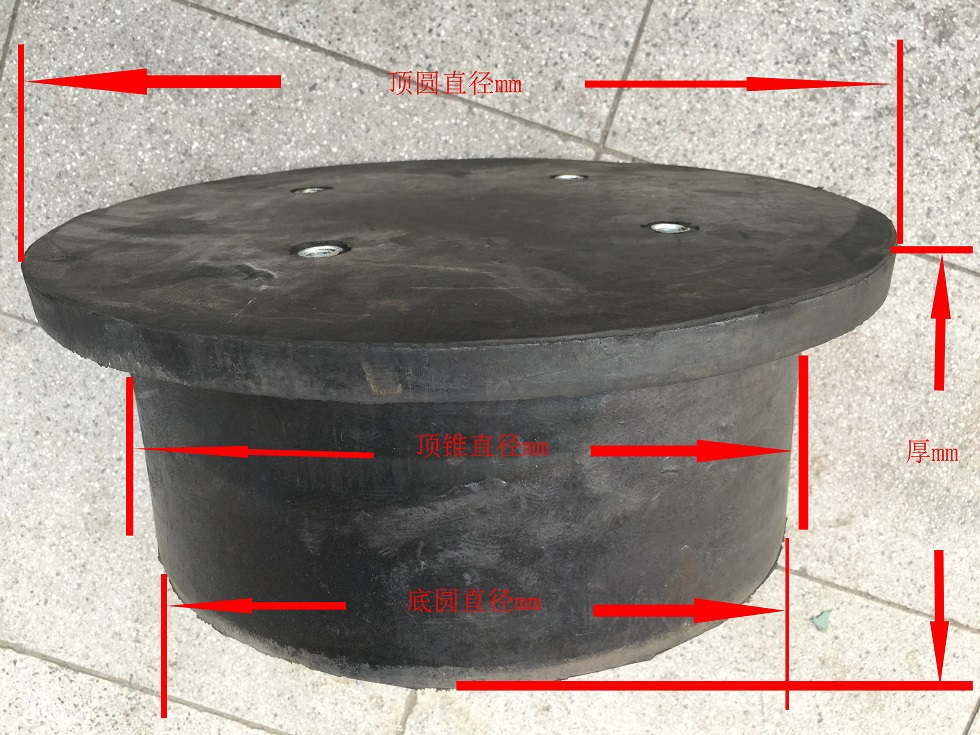 8吨莱州通聚隆陶瓷球磨机橡胶塞DN250金意陶陶瓷机械堵进出料口用夹布密封盖dn260耐磨防撞击球塞φ270