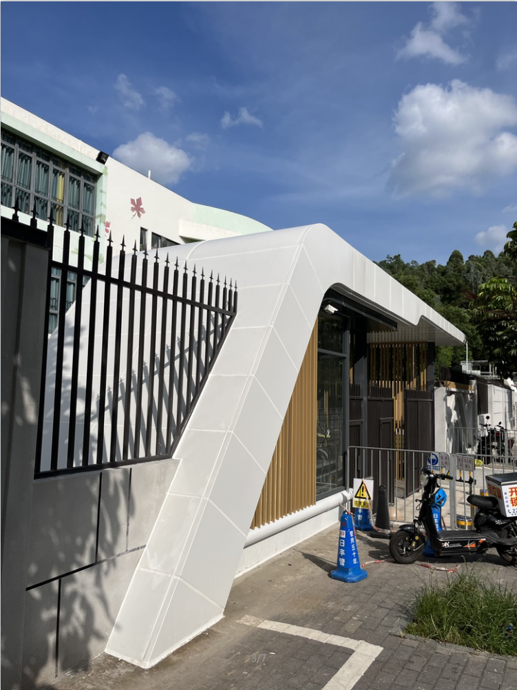 校門鋁單板哪里有圖片