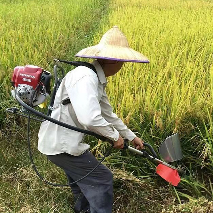 轻便款割稻机锯枝机大功率多功能割草机配舒适背架