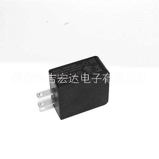 平板电脑用美规5V3A USB充电器 ul认证黑色电源适配器图片