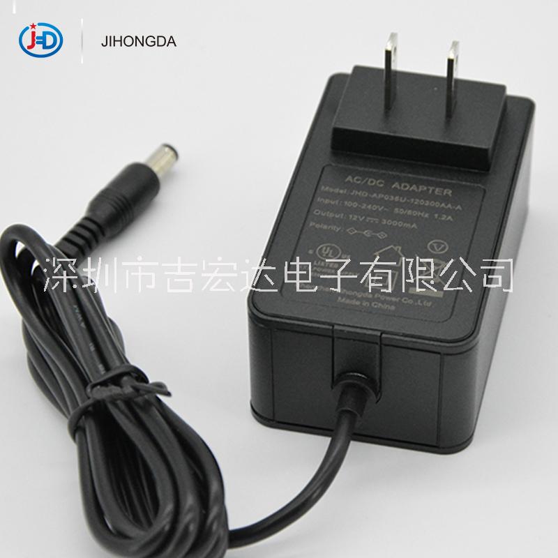 FCC认证12V3A美规UL电源适配器