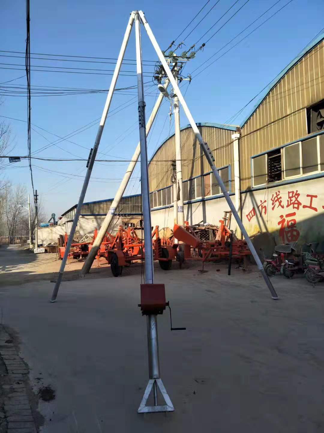 河北三腳架立桿機(jī) 鋁合金三腳架立桿機(jī) 立桿機(jī)廠家