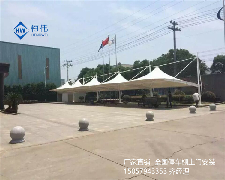 金华市清远安装搭建膜结构汽车停车棚 揭厂家清远安装搭建膜结构汽车停车棚 揭阳大巴车遮阳棚报价