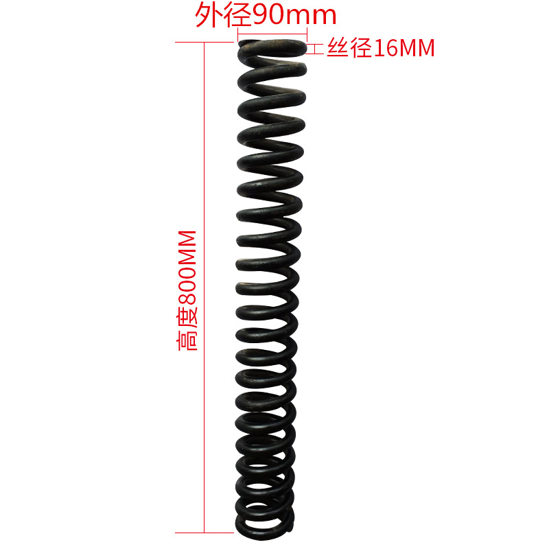 弹簧厂家批发摩托车电动车减震器弹簧压缩弹簧定制加工镀铬压缩弹图片