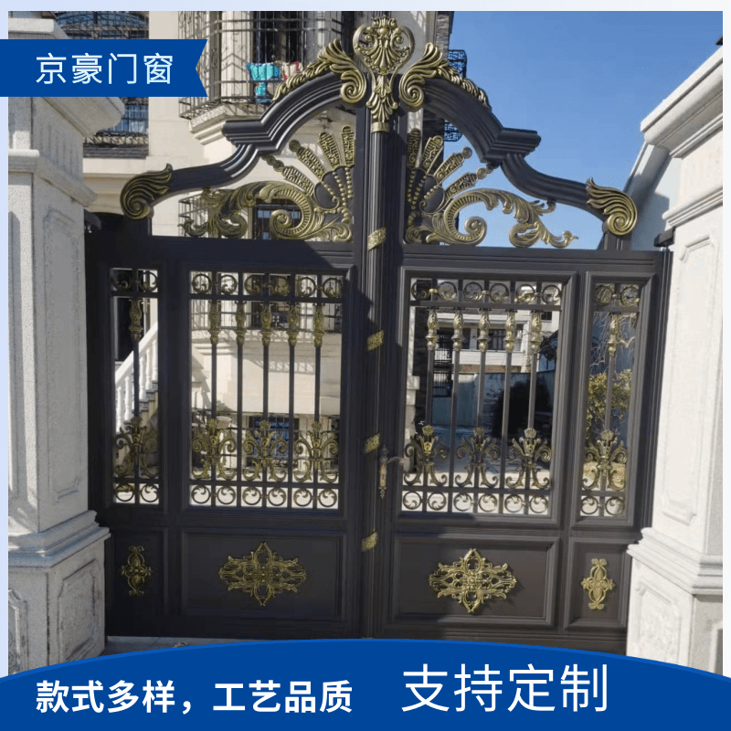 鋁藝庭院門圖片/鋁藝庭院門樣板圖 (2)