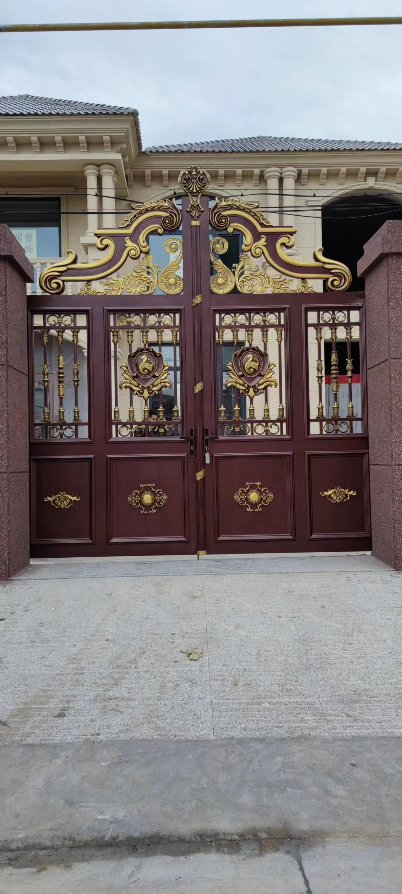 鋁藝別墅大門廠圖片/鋁藝別墅大門廠樣板圖 (2)