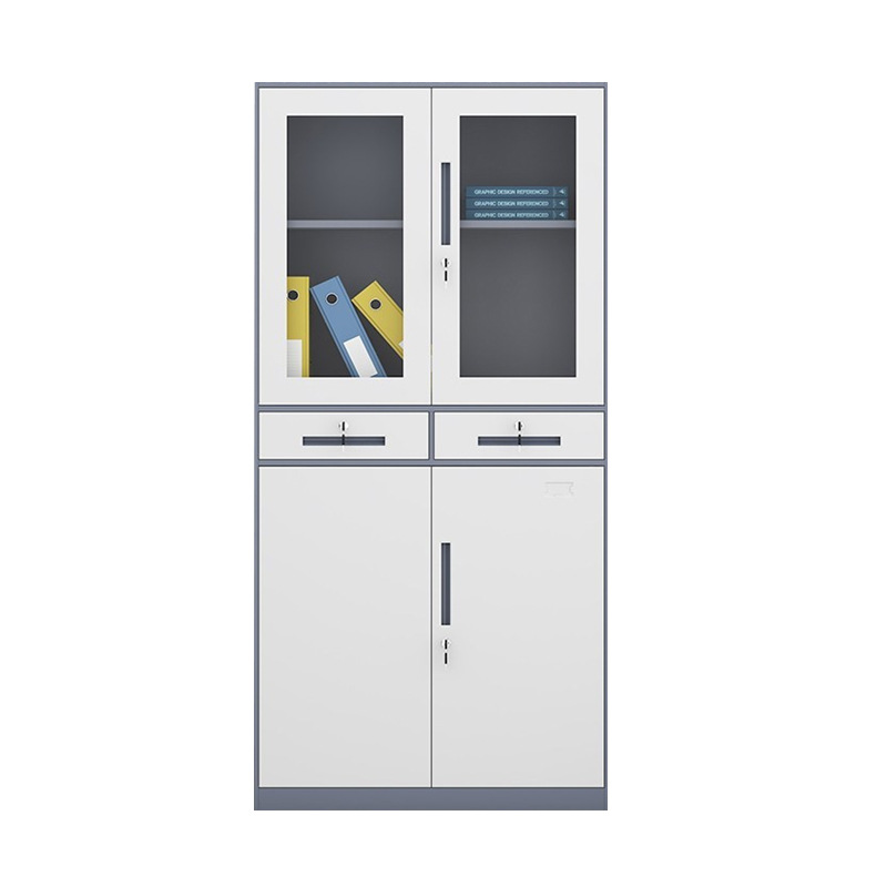 鋼制套色檔案柜玻璃門窄邊鐵皮柜帶鎖帶抽屜加厚冷軋板套色文件柜圖片/鋼制套色檔案柜玻璃門窄邊鐵皮柜帶鎖帶抽屜加厚冷軋板套色文件柜樣板圖 (4)