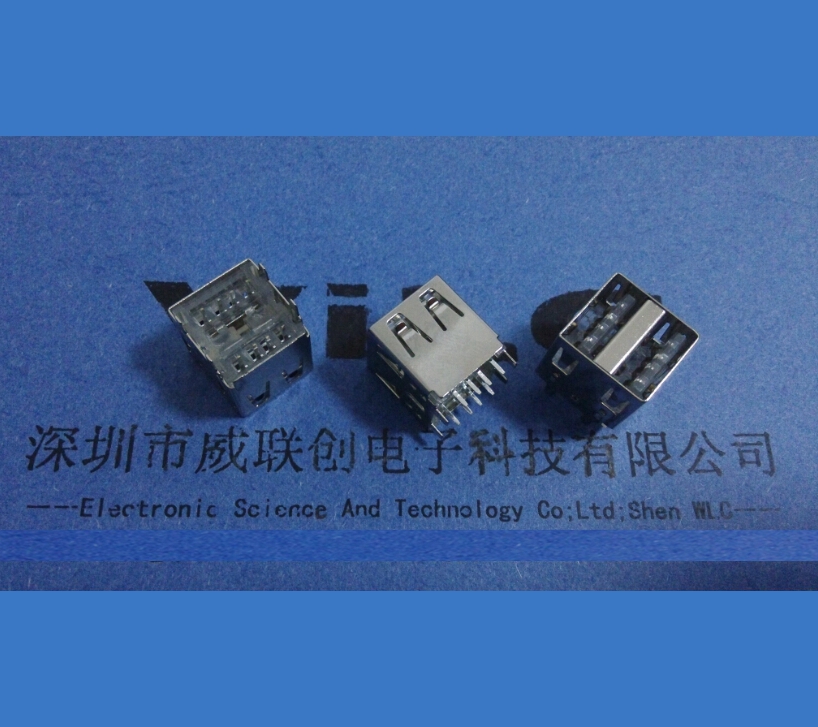 180度 立式雙層USB母座圖片