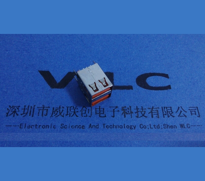 彩色USB雙層母座圖片