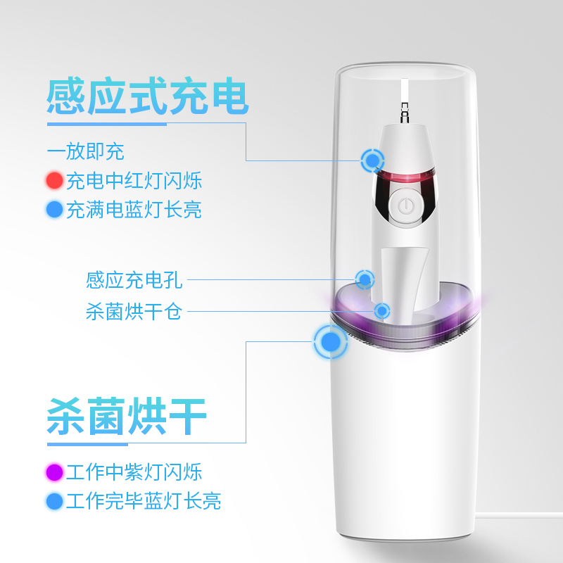 深圳电动牙刷厂家批发定制代工贴牌OEM/ODM 低噪音强动力成人牙  UW-01声波振动牙刷图片