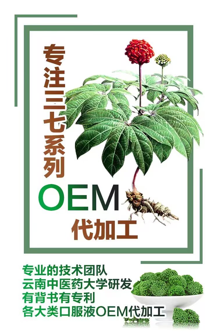 三七原浆厂家OEM代加工图片