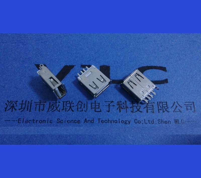 深圳市加长针加长脚 USB2.0母座厂家