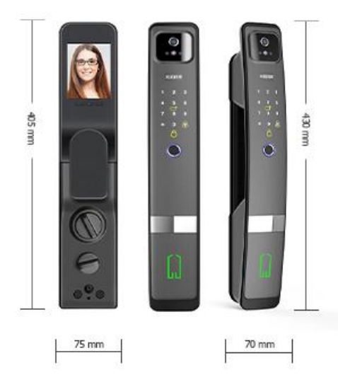 指紋密碼鎖圖片/指紋密碼鎖樣板圖 (1)