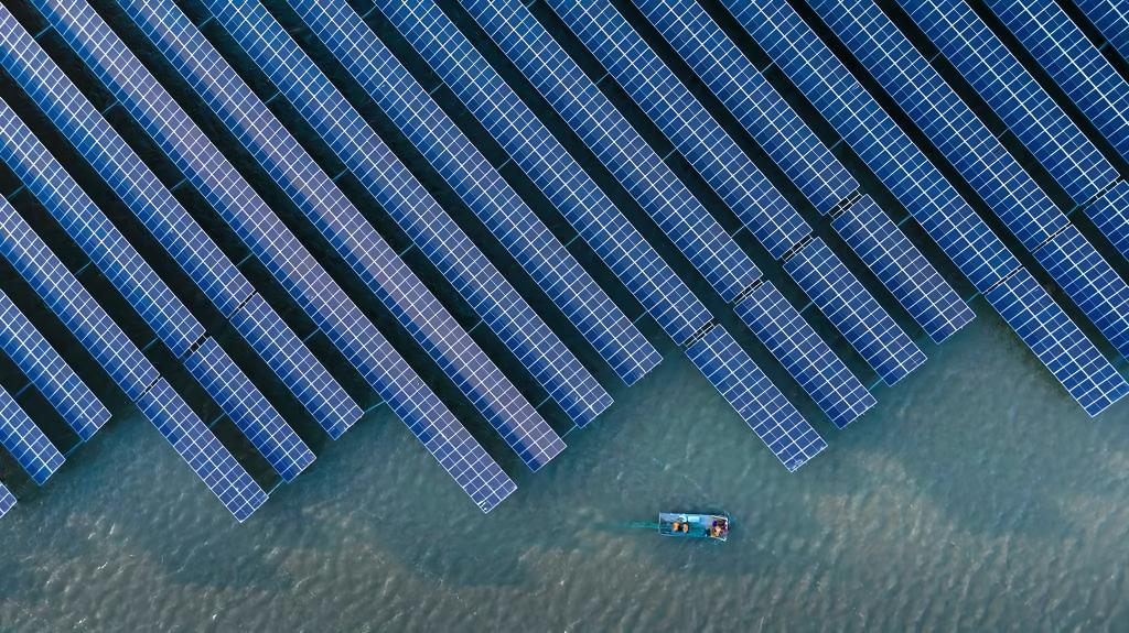 海上太陽能發(fā)電系統(tǒng)圖片